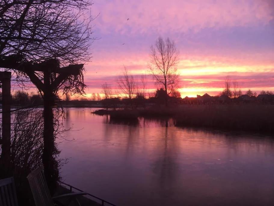 Gezellige Pipo Met Grote Schommel Aan Het Water Medemblik Exterior foto